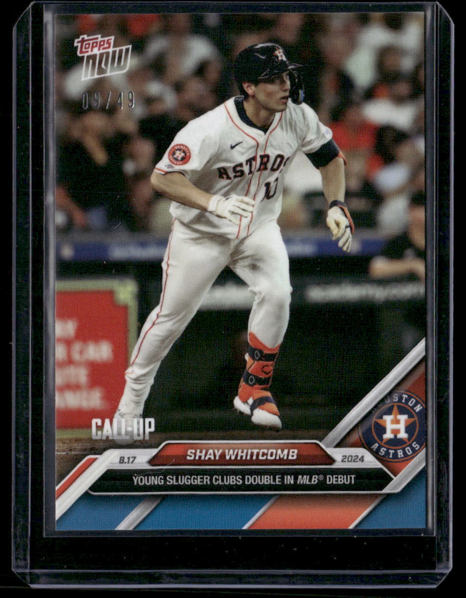 2024 Topps Now #562 Shay Whitcomb Blue Parallel /49