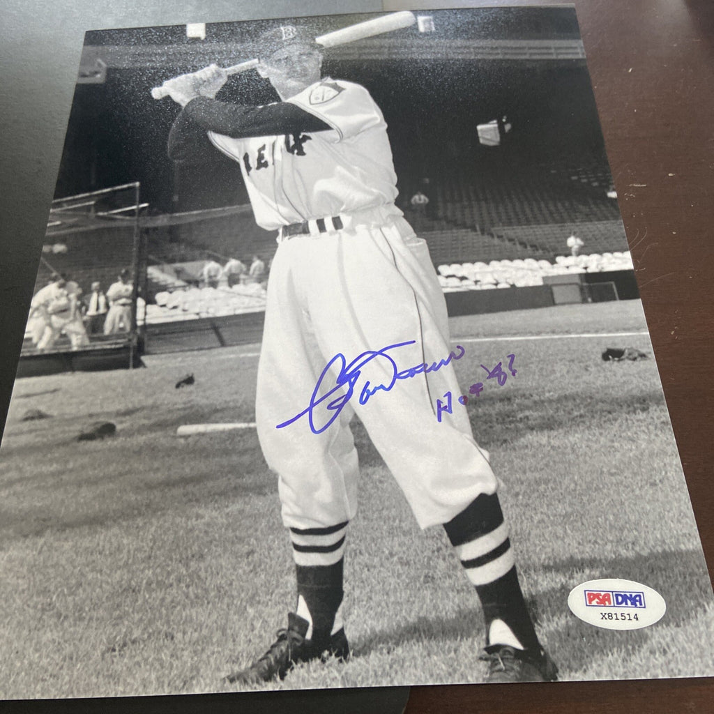 Bob Doerr Red Sox Signed 8x10 Photo Autograph Auto PSA/DNA