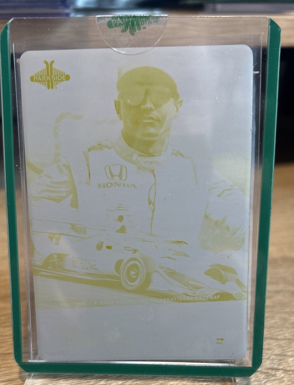 2024 Parkside Indycar Alex Palou Portland Winner #90 Yellow Printing Plate 1/1