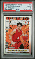 2024 Panini Prizm Draft Net Marvels Case Hit SSP! Zaccharie Risacher RC PSA 9
