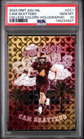 2024 ONIT CAM SKATTEBO College Colors CC-1 Holo PSA 10 Gem