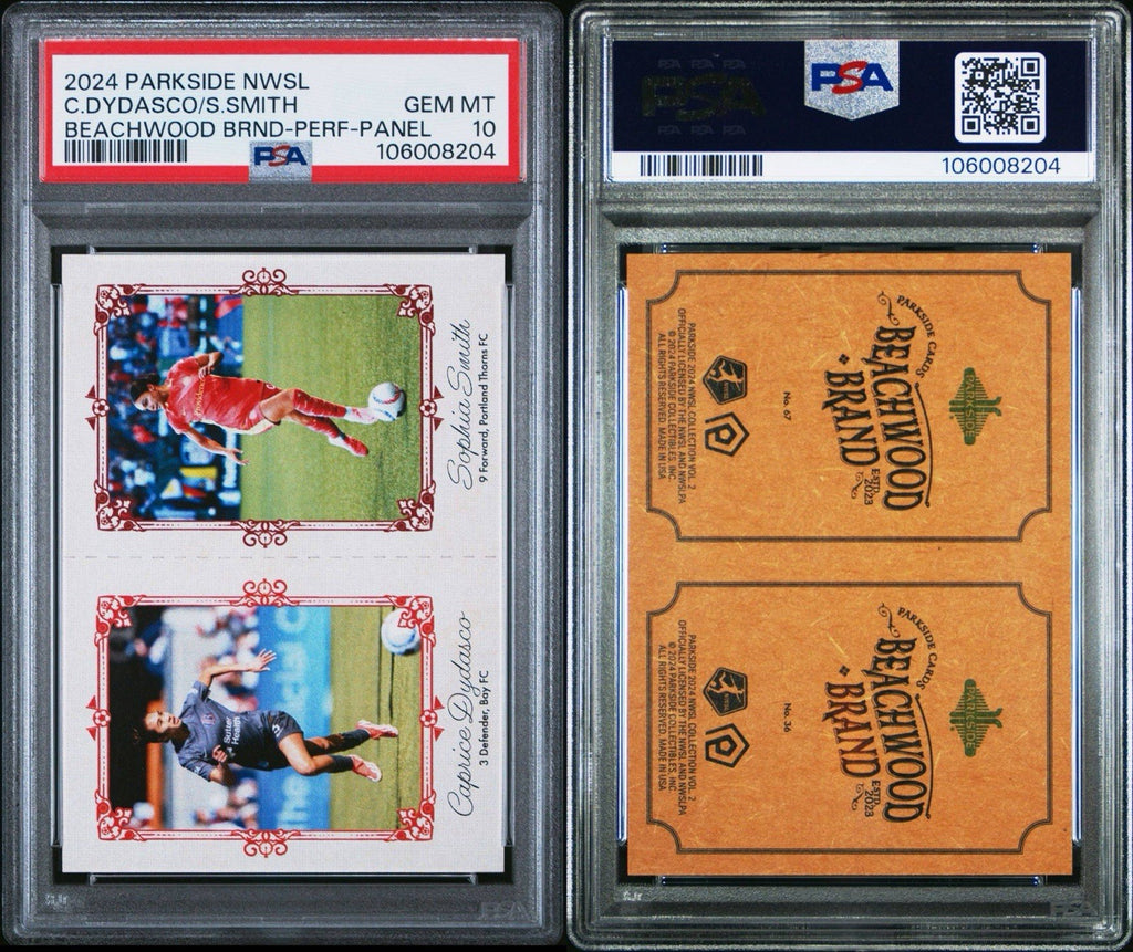 2024 PARKSIDE NWSL Sophia Smith / Dydasco BEACHWOOD BRAND PSA 10
