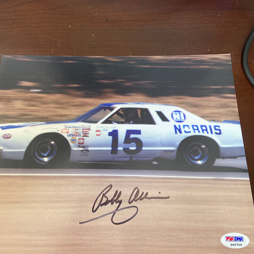 Bobby Allison Signed 8x10 Auto PSA/DNA Nascar HOF
