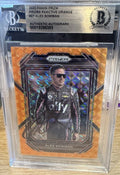 Signed 2023 Panini Prizm Reactive Orange #27 Alex Bowman - Beckett BAS Slab