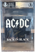 AC/DC 4 Band Member Auto BAS Authenticated Signed BACK IN BLACK CD Booklet
