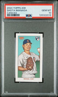 2024 TOPPS T206 SHOTA IMANAGA RC ROOKIE CANVAS STOCK SP /25 PSA 10 Gem