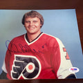 BILL BARBER Philadelphia Flyers AUTO 8x10 - Autographed! PSA/DNA COA