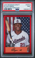 2023 Bowman Chrome Draft Elijah Green 1954 Flag Variation RC Prospect #/54 PSA 9