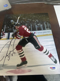 Jeremy Roenick signed 8x10 photo PSA/DNA Chicago Blackhawks Autographed