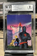 Bob Singer Signed 1994 Cardz Hanna-Barbera “Johnny Quest” #44 Beckett Slab BAS