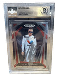 Signed 2021 Panini Prizm #20 Alex Bowman - Beckett BAS Slab