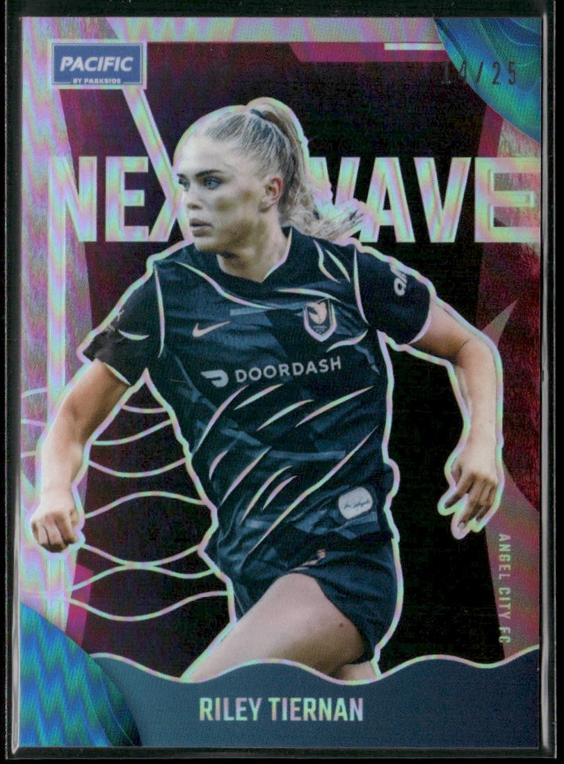 2025 Parkside NWSL Pacific #1 Riley Tiernan Next Wave - Purple #/25
