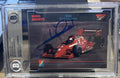 MARIO ANDRETTI Signed 1992 Collect A Card #53 Beckett BAS encased Indy Racing