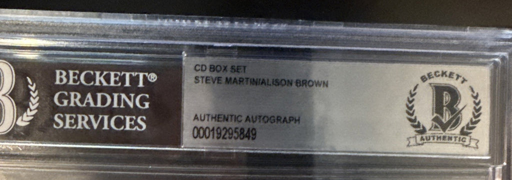 Steve Martin & Alison Brown SIGNED CD - Beckett BAS Encased Slab