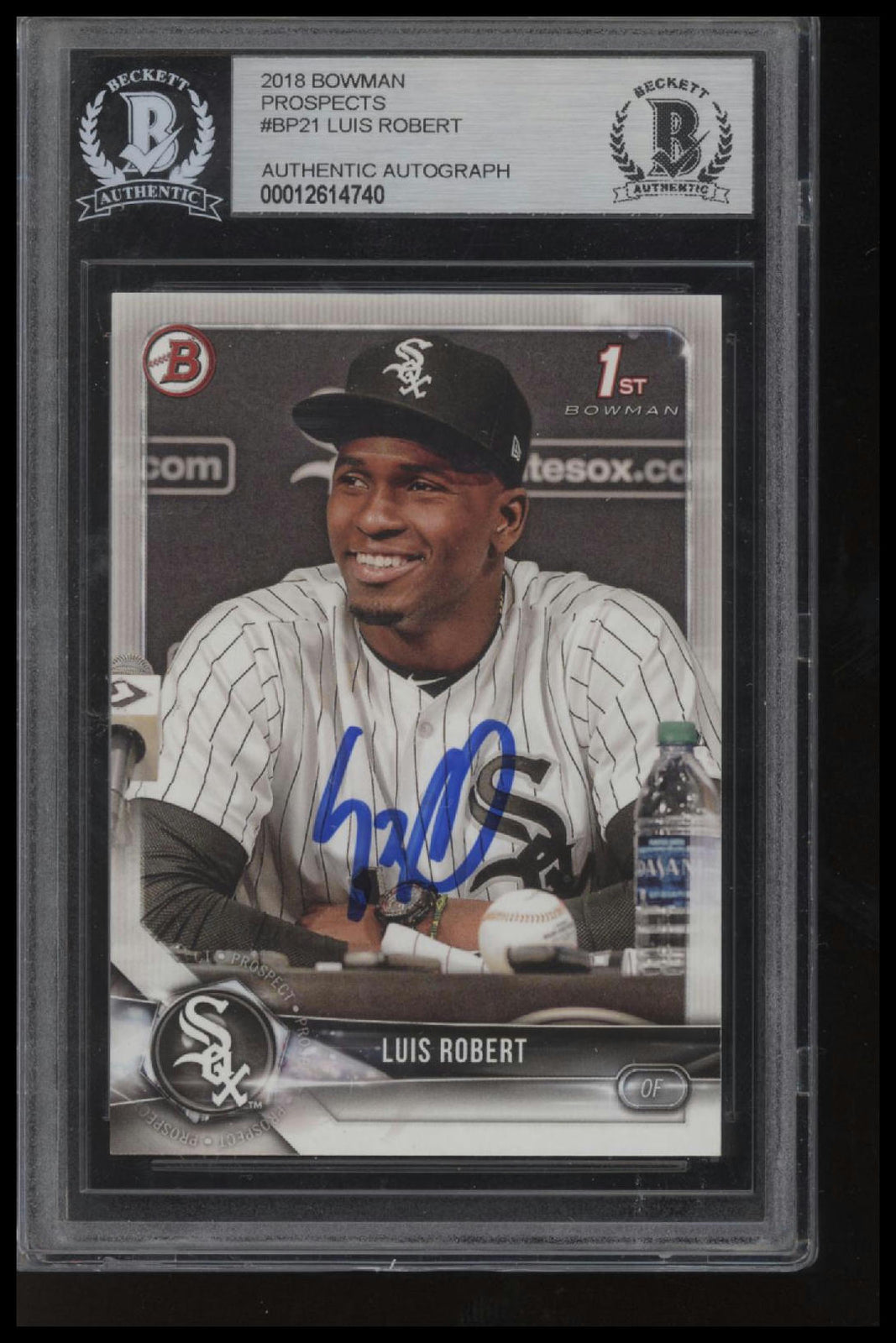 2018 Bowman #BP21 Luis Robert Prospects BAS Slab