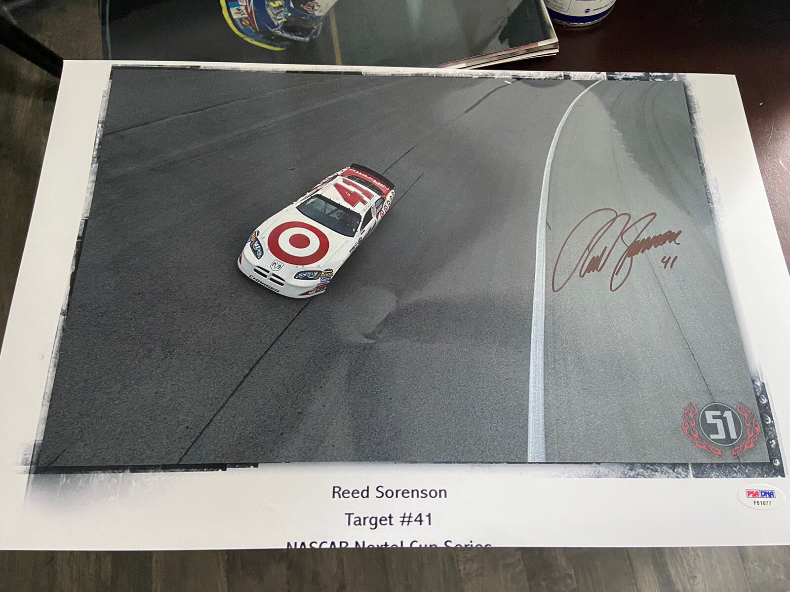 Reed Sorenson Signed 16x20 Photo Auto PSA/DNA