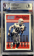 HOF STEVE LARGENT 2015 Score Gridiron AUTOGRAPHED CARD #5 BECKETT BAS AUTHENTIC