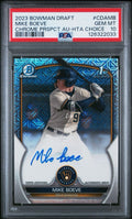 2023 Bowman Draft #CDAMB Mike Boeve 1st Prospect Auto HTA Choice /150 PSA 10 Gem
