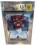 Alberto Rios 2023 Bowman Draft Chrome Sparkle Refractor Auto /71 BGS 8.5 Auto 10