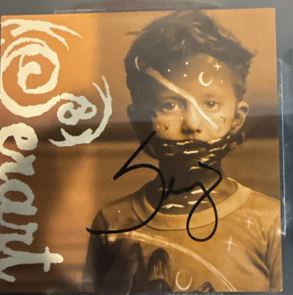 Serj Tankian SIGNED CD Booklet  “Serart” - Beckett BAS Encased Slab