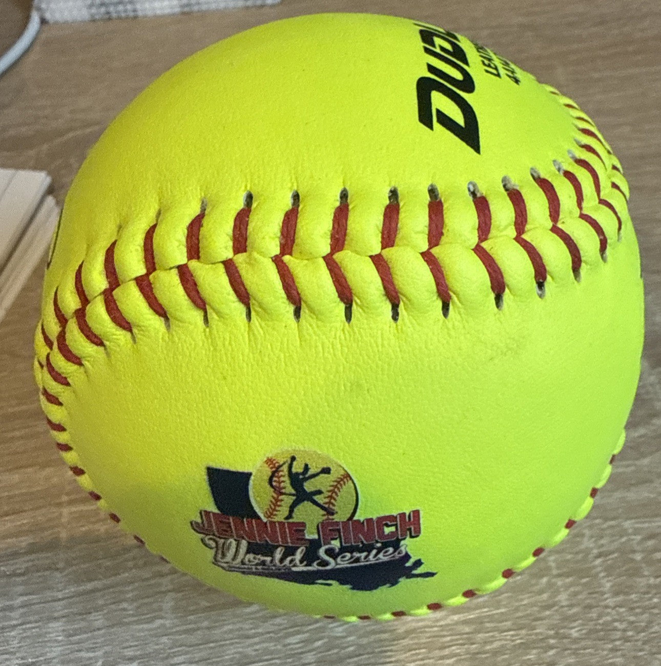 Jennie Finch Team USA Signed Yellow Softball