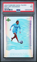 2024 Parkside NWSL Pacific Bolge #3 Mallory Swanson #d /50 - PSA 7