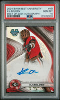 2024 Bowman U Best of 2024 Auto KJ Bolden #BOA-KB Auto - PSA 10 GEM