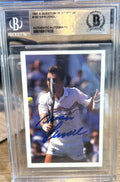 Ivan Lendl Signed 1987 A Question Of Sport UK Tennis BAS Beckett Autographed