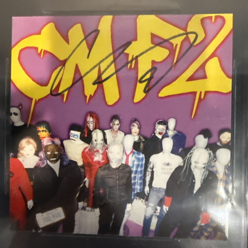 Corey Taylor / SLIPKNOT Autographed Signed CD Booklet  "CMF2" BAS Encased Slab
