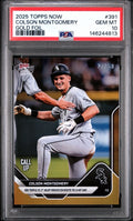 2025 Topps Now Call-Up Gold Foil #d /50 Colson Montgomery #391 PSA 10 Gem