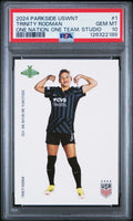 2024 Parkside USWNT One Nation One Team Studio Trinity Rodman PSA 10 Gem
