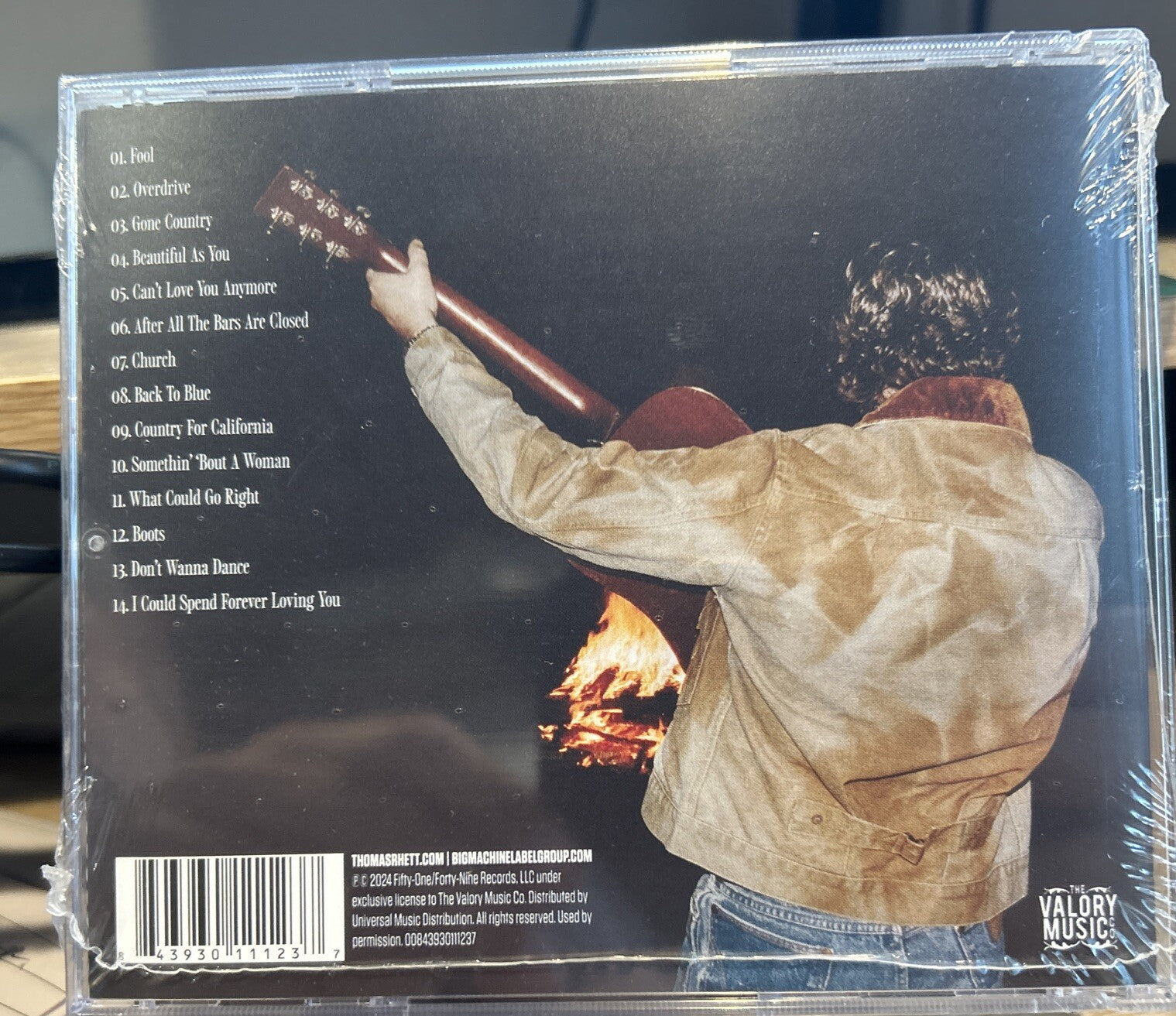 THOMAS RHETT SIGNED CD “About A Woman” AUTOGRAPHED Cd Booklet Sealed