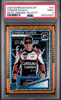 2025 Donruss Optic Connor Zilisch Orange Velocity Rated Rookie Card #94 PSA 9