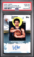 2025-26 Topps  Walter Clayton Jr. Contemporary Marks RC Auto PSA 10 Gem