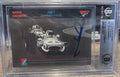 MARIO ANDRETTI Signed 1992 Collect A Card #25 Beckett BAS encased Indy Racing