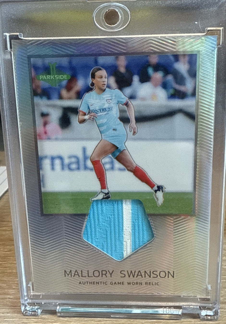 Mallory Swanson 2024 Parkside NWSL Pacific #PR-MS Game Worn Relic