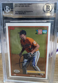 Signed - Coby Mayo 2021 Topps Pro Debut #PD158 Auto - Beckett BAS Slab