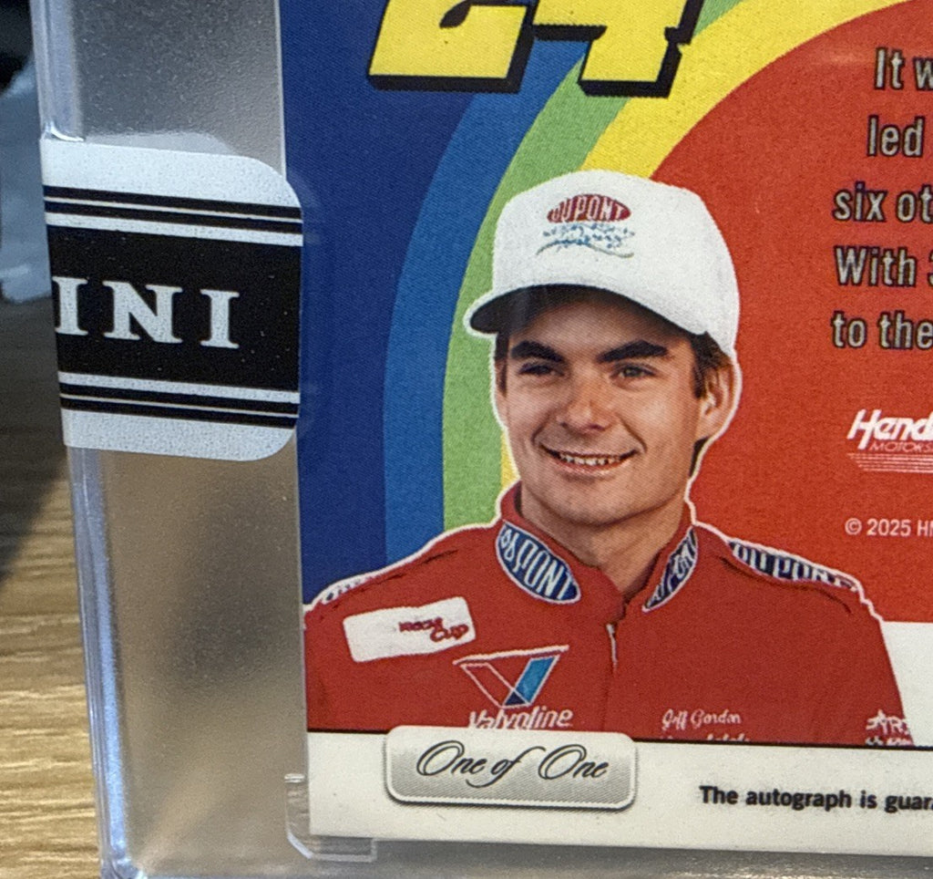 2025 PANINI INSTANT JEFF GORDON 30TH ANNIVERSARY   #JG30-6 Magma Auto 1/1 🔥
