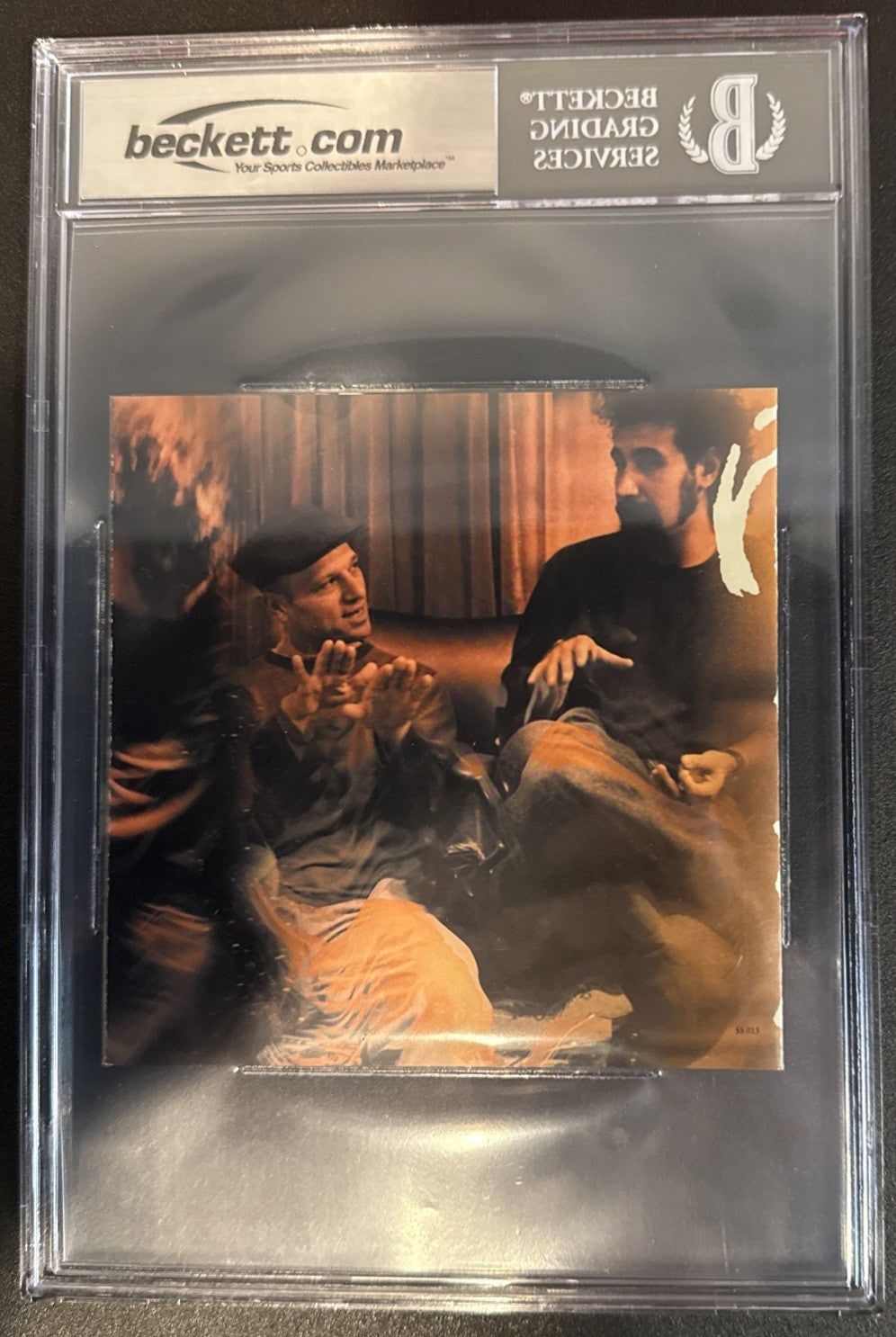 Serj Tankian SIGNED CD Booklet  “Serart” - Beckett BAS Encased Slab