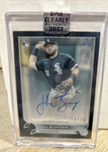 2022 Topps Clearly Authentic Black Jake Burger Rookie Autograph White Sox RC /75