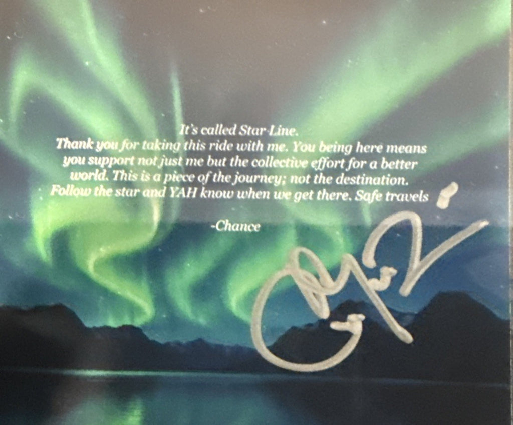 Chance The Rapper SIGNED CD Insert “Star Line” - Beckett BAS Encased Slab