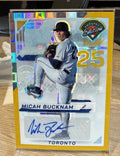 2025 Panini Prospect Edition Micah Bucknam FOTL Gold Pandora PRIZM AUTO #d 1/3