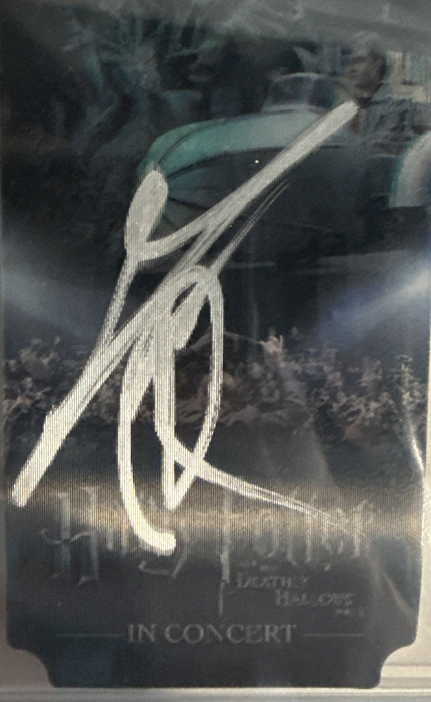 Signed Daniel Radcliffe - Harry Potter Film Concert Series Lenticular Ticket BAS