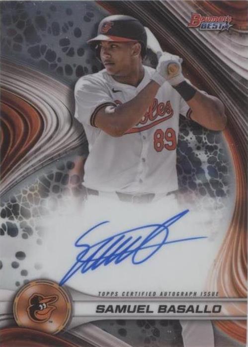 2024 Bowman's Best - Best of 2024 Autographs Samuel Basallo #B24-SB PSA 10 Gem