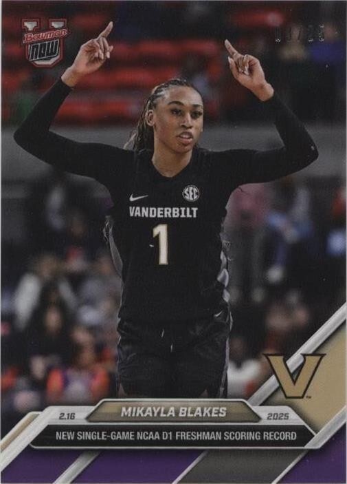 2024-25 Bowman U Now Purple /25 - Mikayla Blakes #70 PSA 10 Gem