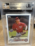 Signed Brady House 2023 Topps Pro Debut #PD3 - Beckett BAS Slab