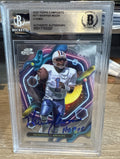 Warren Moon Signed 2023 Topps Composite Cosmic #271- Beckett BAS encased HOF