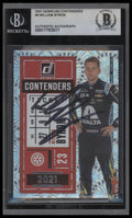 Signed 2021 Donruss #CON8 William Byron Contenders - Beckett BAS Slab