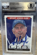 Signed 2018 Sportkings #17 Fred Couples - Beckett BAS Slab