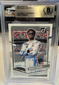 Signed RAJAH CARUTH 2024 Donruss #32  - Beckett BAS Slab